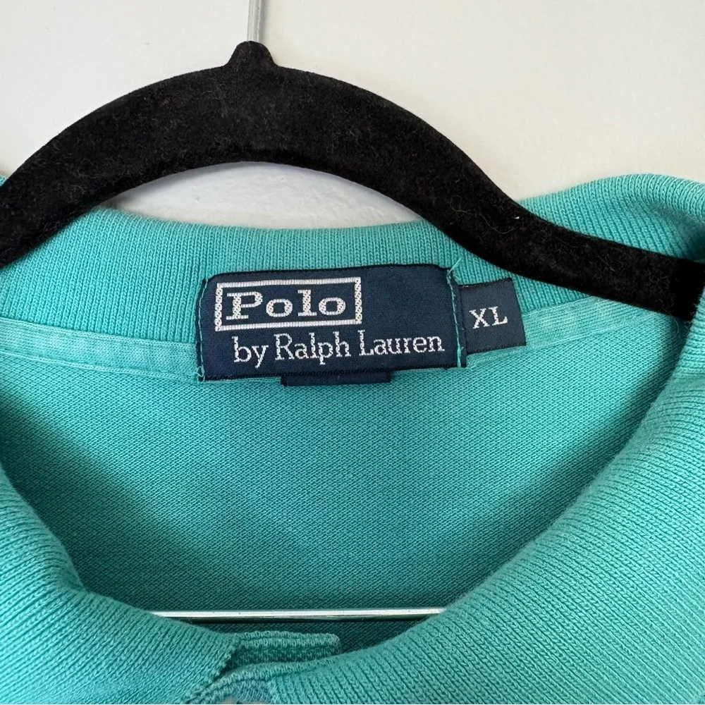 Ralph Lauren Men's Teal Polo Shirt